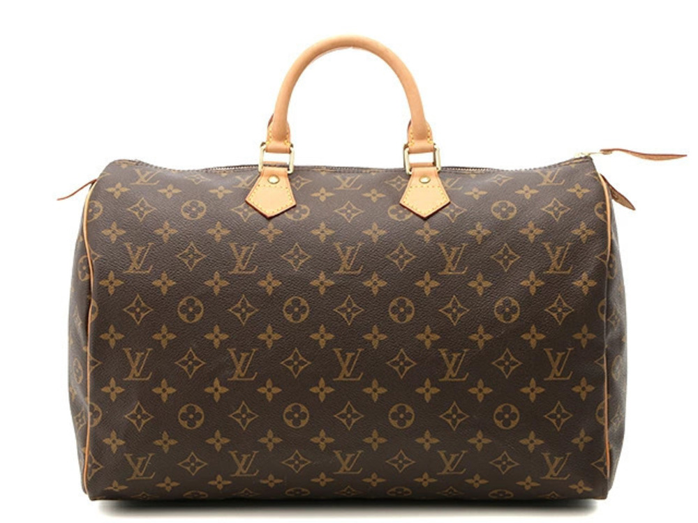 Louis Vuitton Speedy Monogram Leather Brown